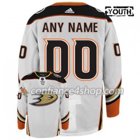 Adidas Maillot de Hockey Anaheim Ducks Personnaliser Blanc Authentic - Enfant